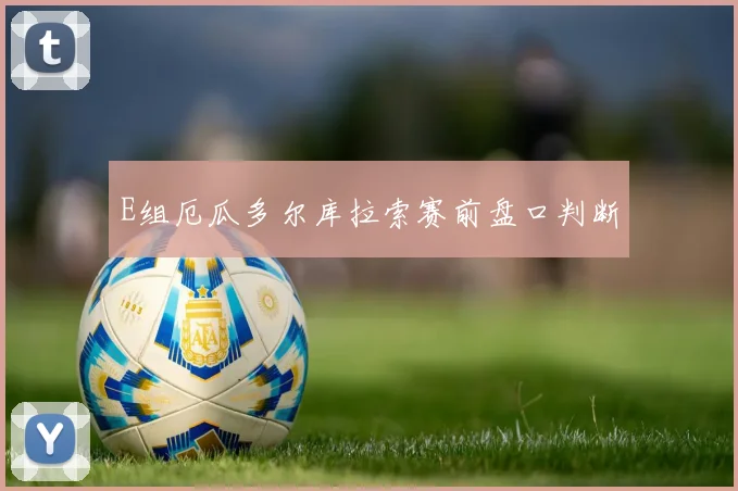 E组厄瓜多尔库拉索赛前盘口判断